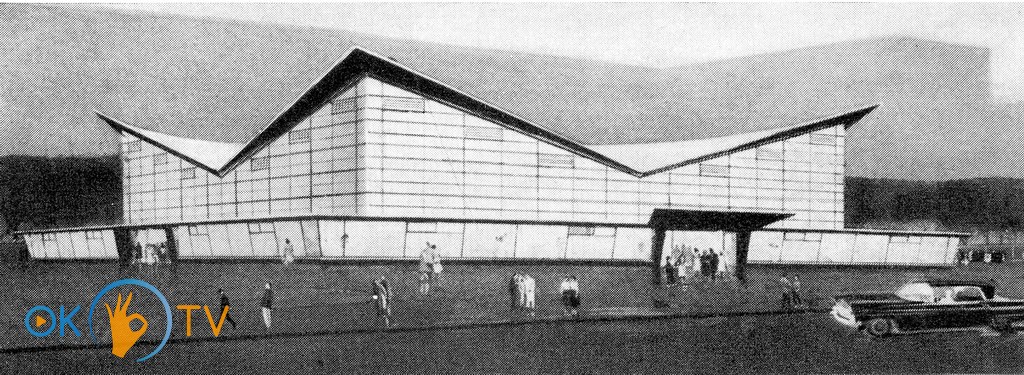 Проект          крытого          Владимирского          колхозного          рынка.          1964          год