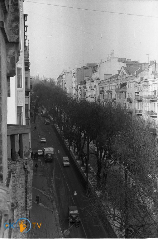 Бульварна          частина          вулиці.          1980-ті          роки