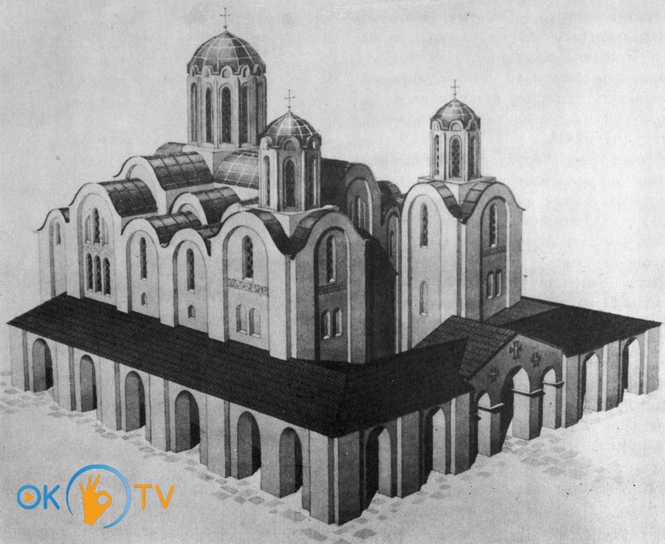 Реконструкція          собору          Кловського          монастиря          В.          Харламова,          Ю.          Асеєва.          1982          рік