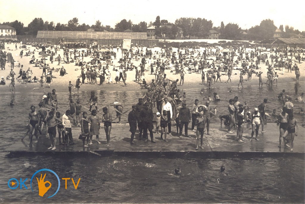 Пляж          на          Трухановом          острове.          1920-е          годы