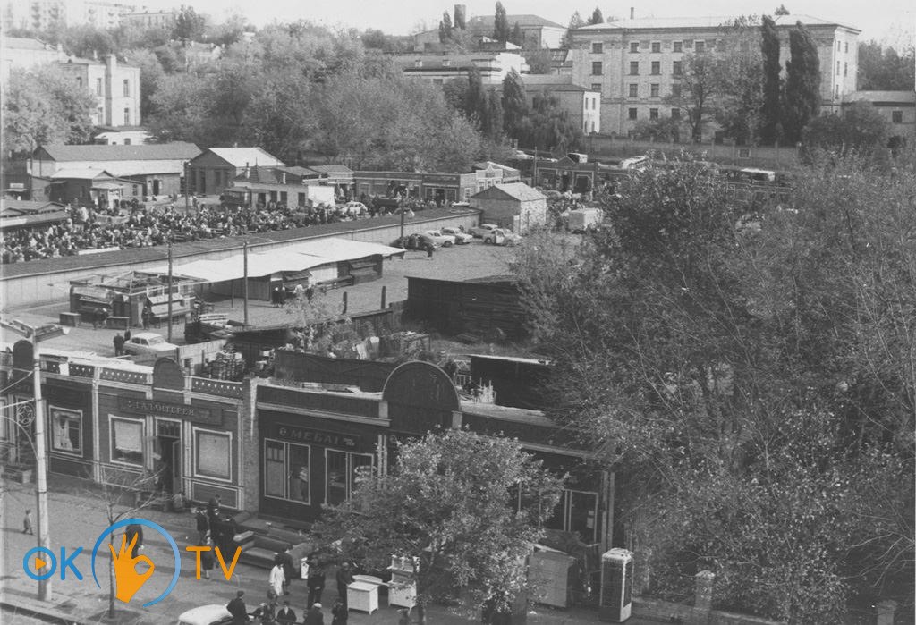 Останні          роки          Володимирського          ринку          на          Червоноармійській          вулиці.          Початок          1960-х          років