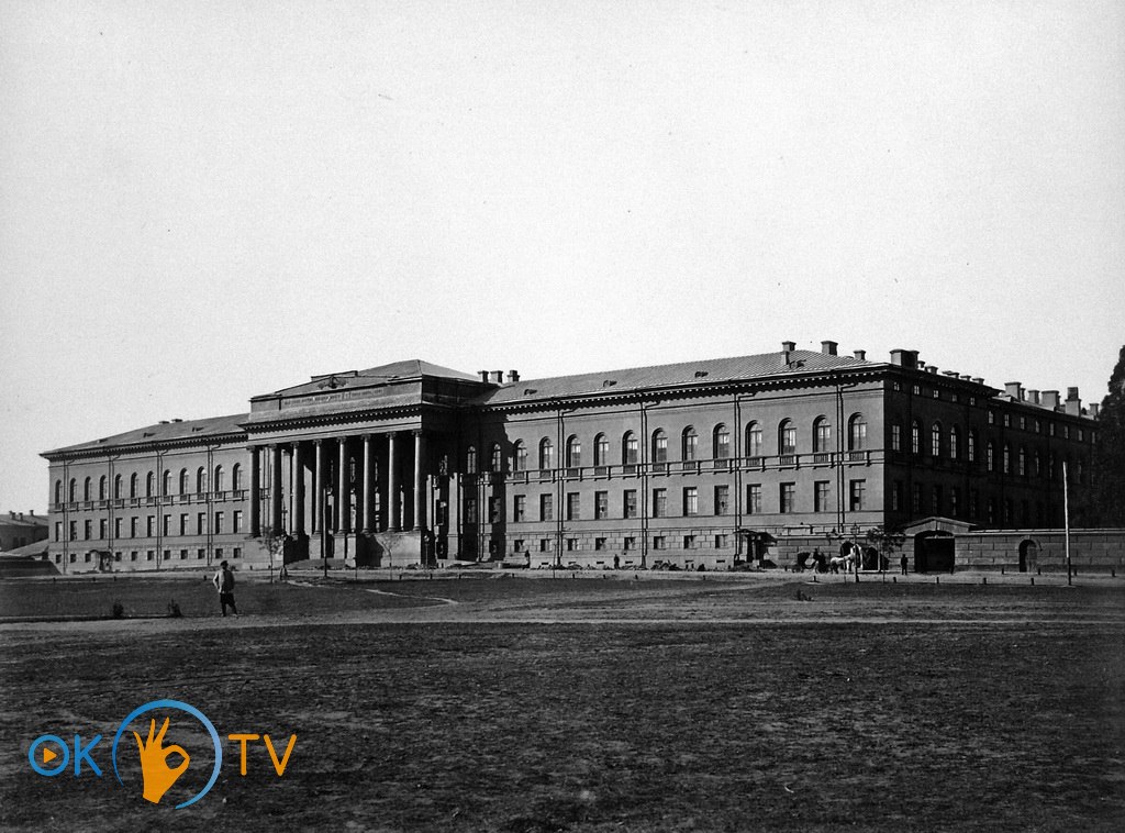 Вид          на          Университет          св.          Владимира.          1870-е          годы