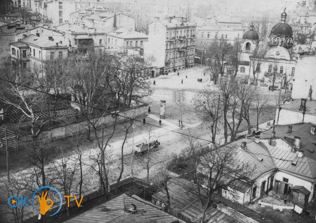 Золотоворотская          улица          и          Георгиевская          церковь.          1920-е          годы
