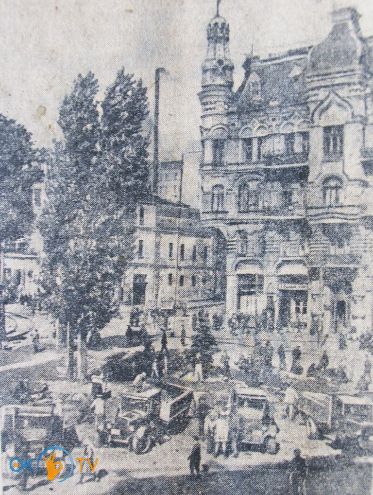 Баня          (на          втором          плане)          попала          на          полосы          газеты          Вести.          1935          год