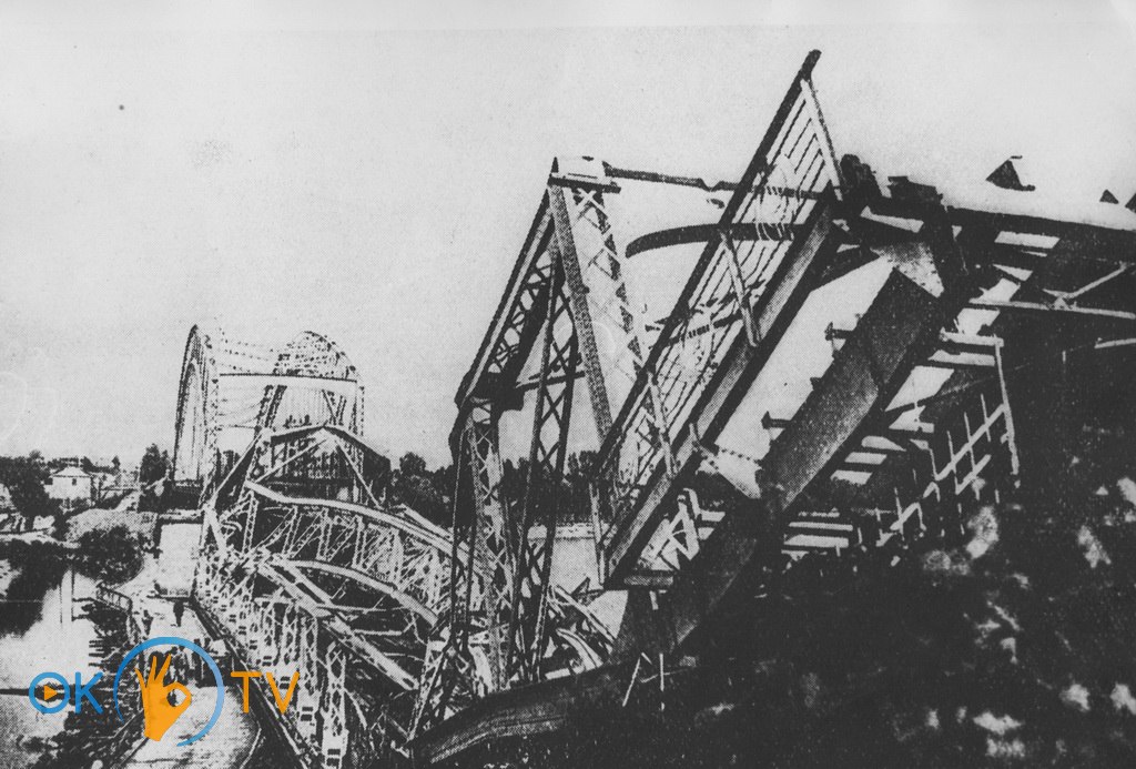 Взорванный          поляками          мост.          1920-е          годы