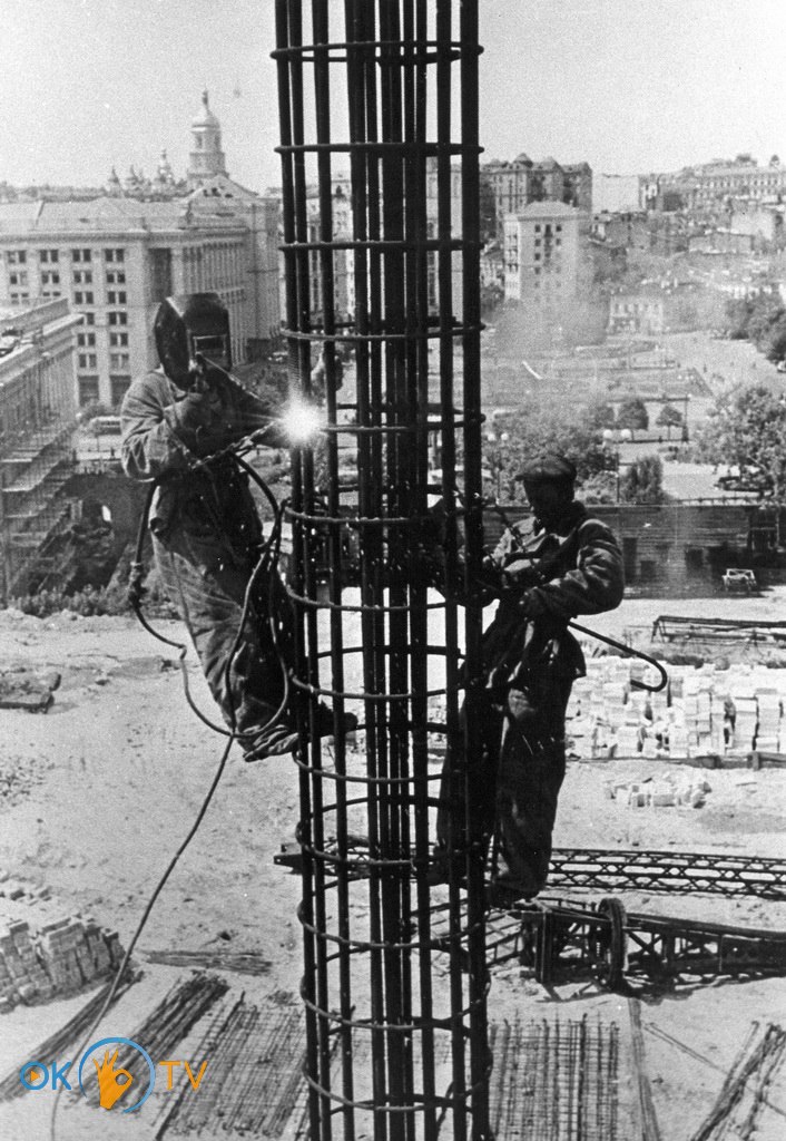 Будівництво          готелю.          Друга          половина          1950-х          років