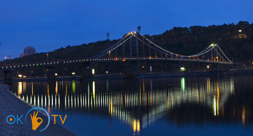 Ночная          подсветка          Паркового          моста.          2000-е          годы