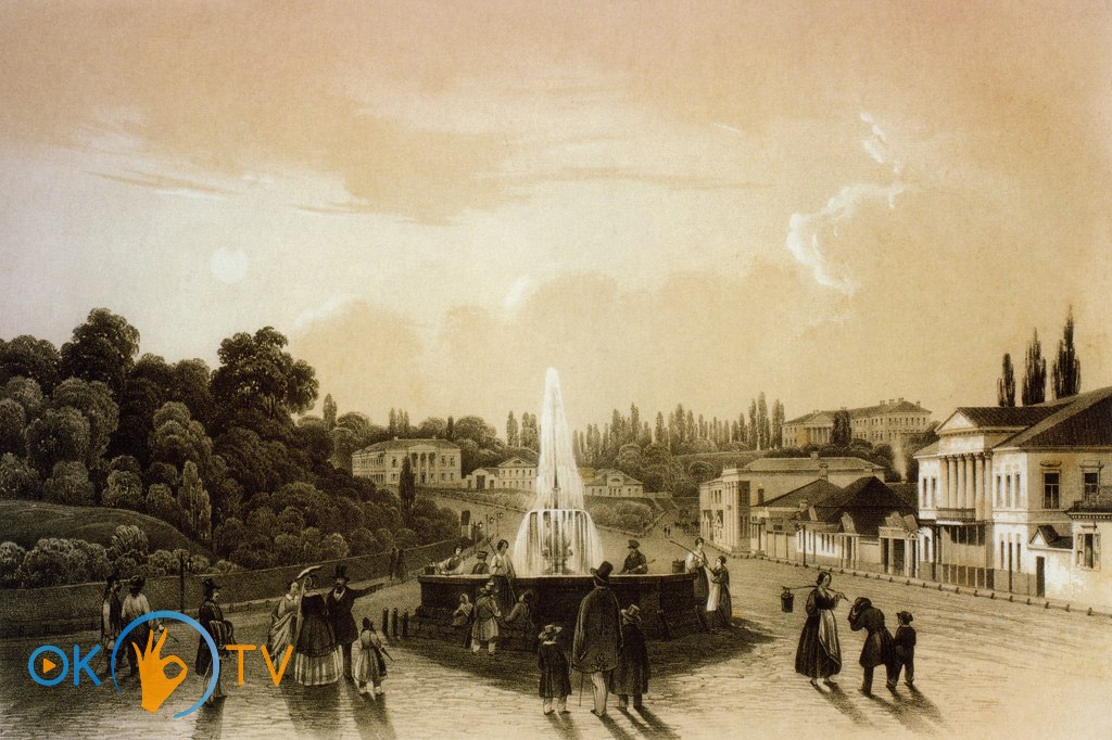 Фонтан          «Іван».          Малюнок          М.          Сажина.          1846          рік