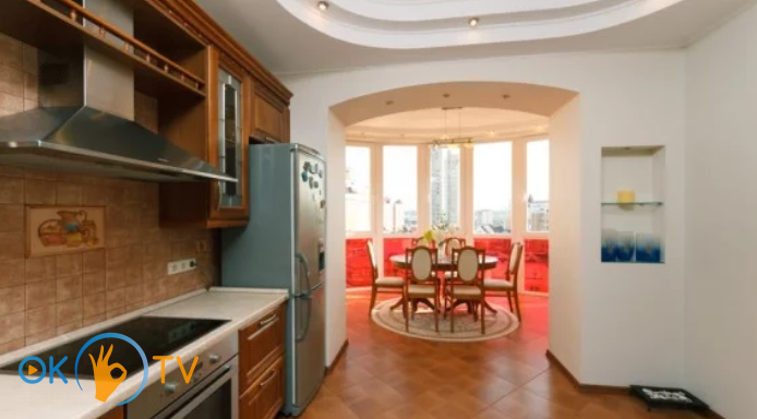 Панорамные апартаменты с джакузи и видом на Днепр фото 22