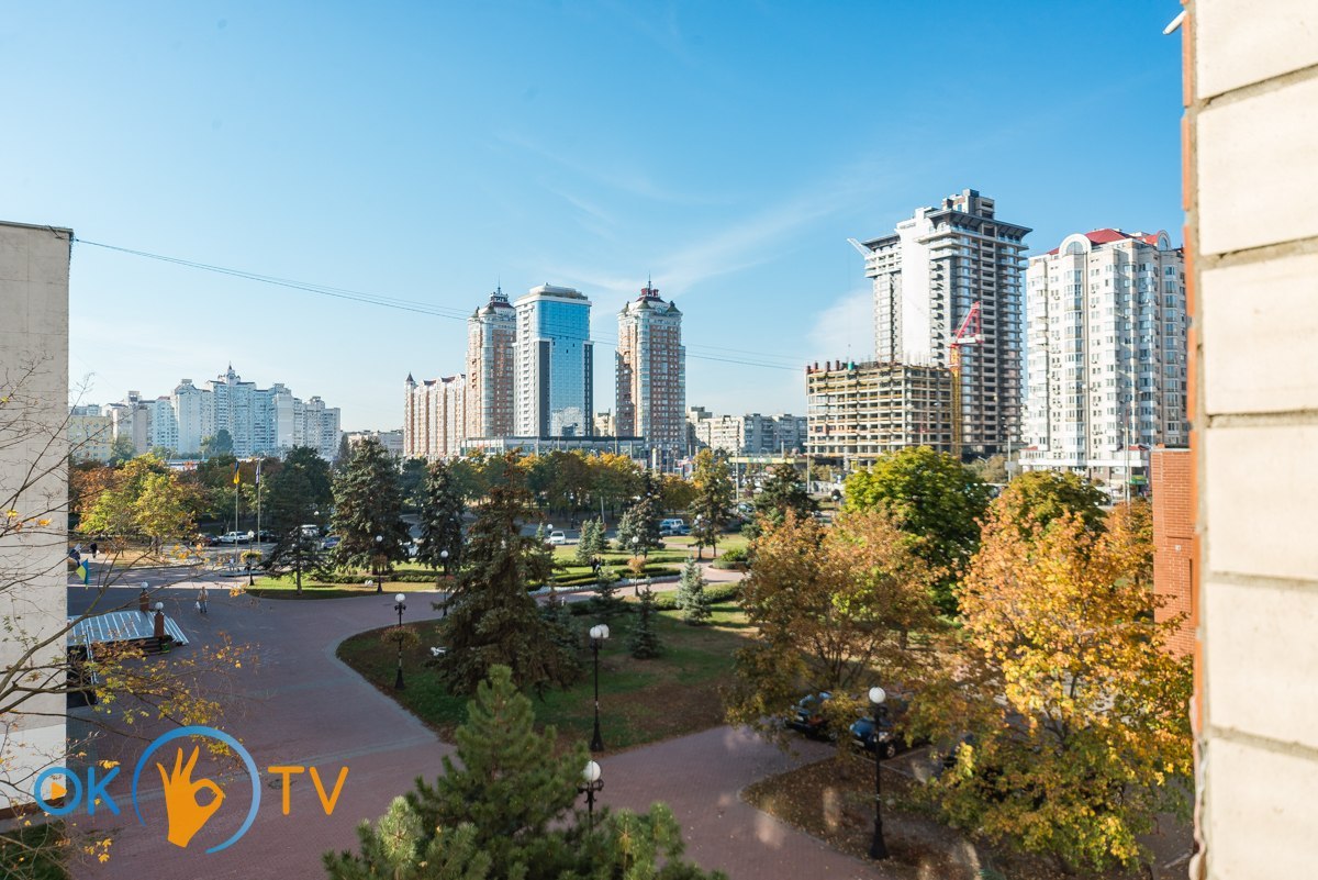 Однокомнатная квартира посуточно в Киеве с видом на парк фото 13